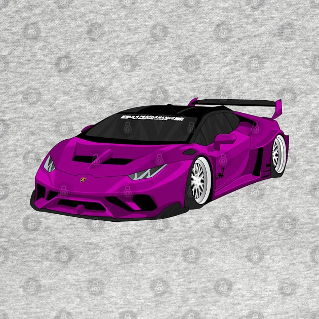 lamborghini huracan PURPLE by VENZ0LIC